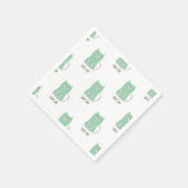 Kat patroon servet (Hoek)