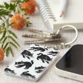 Kat patroon sleutelhanger (Voorkant Rechts)