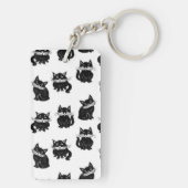 Kat patroon sleutelhanger (achterkant)