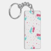 Kat patroon sleutelhanger (Voorkant Links)