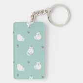 Kat patroon sleutelhanger (achterkant)