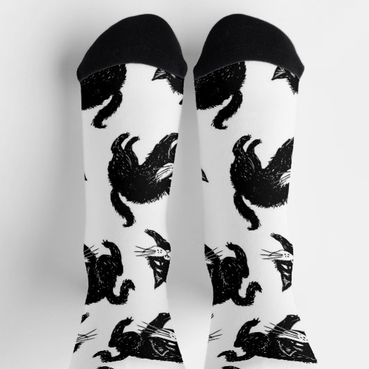 Kat patroon sokken (Top)