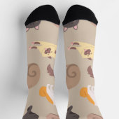 Kat patroon sokken (Top)