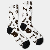 Kat patroon sokken (Rechts)