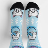 Kat patroon sokken (Top)