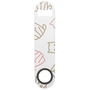 Kat patroon speed flessenopener