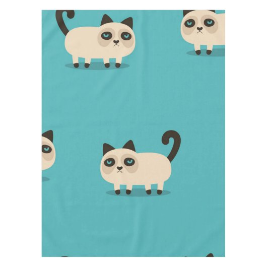 Kat patroon tafelkleed (Voorkant)