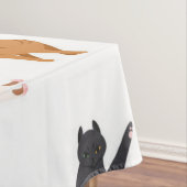 Kat patroon tafelkleed (Voorbeeld)