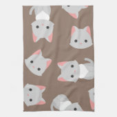Kat patroon theedoek (Verticaal)