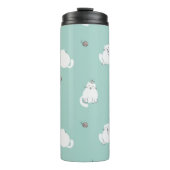 Kat patroon thermosbeker (Voorkant)