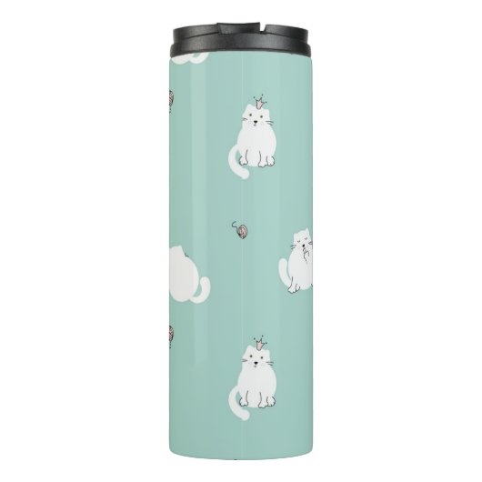 Kat patroon thermosbeker (Achterkant)