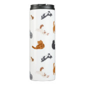 Kat patroon thermosbeker (Achterkant)