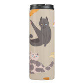 Kat patroon thermosbeker (Achterkant)