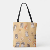 Kat Patroon Tote Bag (Achterkant)