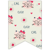 Kat patroon vlaggetjes (Tweede vlag)