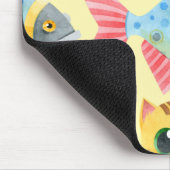 Kat Pattern Cute Colorful Pets Animals Muismat (Hoek)