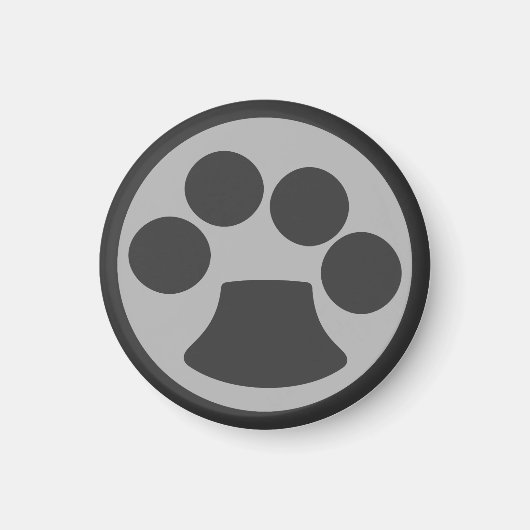 Kat Paw-afdrukken Magneet (Voorkant)