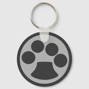 Kat Paw-afdrukken Sleutelhanger