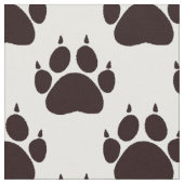 Kat Paw afdrukken Stof (Close Up)