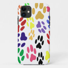 Kat Paw Drukt iPhone Case