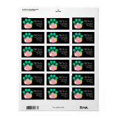 Kat Paw Label (Full Sheet)