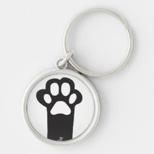 Kat paw sleutelhanger