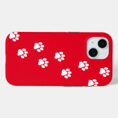 Kat Paw Trace Patroon  Case-Mate iPhone Case (Achterkant (horizontaal))