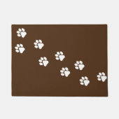 Kat Paw Trace Patroon  Deurmat (Voorkant)