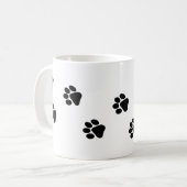 Kat Paw Trace Patroon  Koffiemok (Voorkant links)