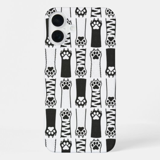 Kat Paws iPhone Hoesje (Achterkant)