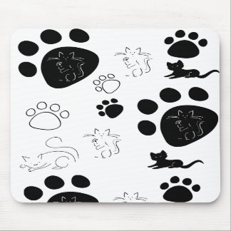 Kat paws mousepad muismat