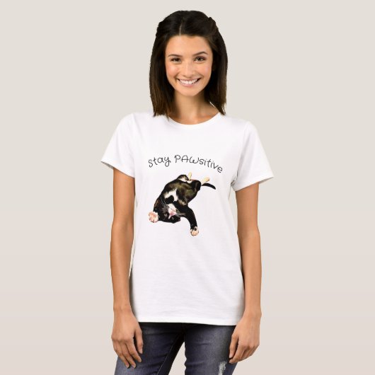 Kat: PAWsitive Meow T-Shirt (Voorkant volledig)