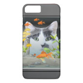 Kat peerin visschacht Case-Mate iPhone case (Achterkant)
