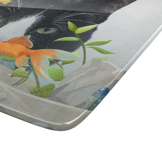 Kat peerin visschacht snijplank (Hoek)