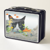 Kat Peering in Vistank Custom 2 x Foto (Achterkant)