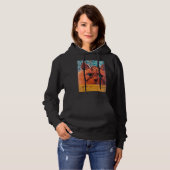 Kat peering Over Wall, Louis Wain Hoodie (Voorkant volledig)