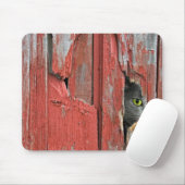 Kat Peking uit Barn Wood Muismat (Met muis)