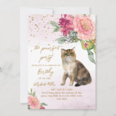 Kat Perfect Pawty 2e Verjaardag Kaart (Voorkant)