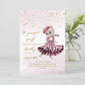 Kat Perfect Pawty (Partij) Meisje 2e verjaardag Kaart (Staand voorkant)