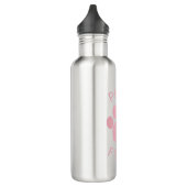 Kat Perfect Roze Spint Paw Print Waterfles (Links)