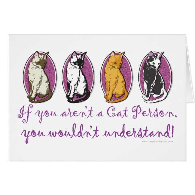 Kat Person Humor (Voorkant Horizontaal)