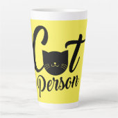 Kat Person Latte Mok (Voorkant)