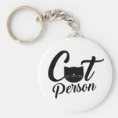 Kat Person Sleutelhanger (Voorkant)