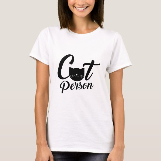 Kat Person T-shirt (Voorkant)