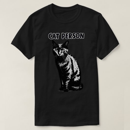 Kat Person T-shirt (Design voorkant)