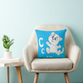 Kat personaliseer ABC: Letter C - Voeg je naam toe Kussen (Stoel)