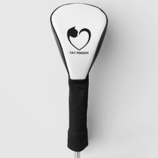Kat Persoon Mijn Hart Beats Voor Katten Golfheadcover