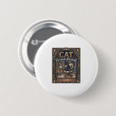 Kat Persoonlijke Assistent Kat Grappige Eigenaar H Ronde Button 5,7 Cm (Voorkant /achterkant)