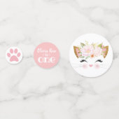  KAT - Persoonlijke kat - Birthday - foto Confetti (Achterkanten)