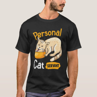 Kat Persoonlijke Kat Knecht Kitty Fluisteraars Hui T-shirt